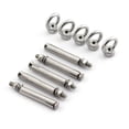 thumbnail image 1 of 5PCS Shoulder Eye Bolts Heavy Duty Wall Concrete Brick Anchor Expansion Bolts and Nut Eye Rings (M8x70mm), 1 of 5