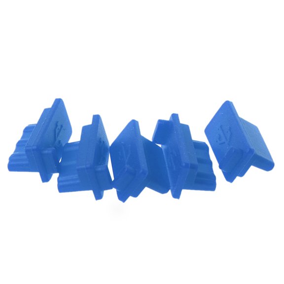5PCS Silicone Dustproof Protector USB Port Cover Cap for Laptop PC Tablet