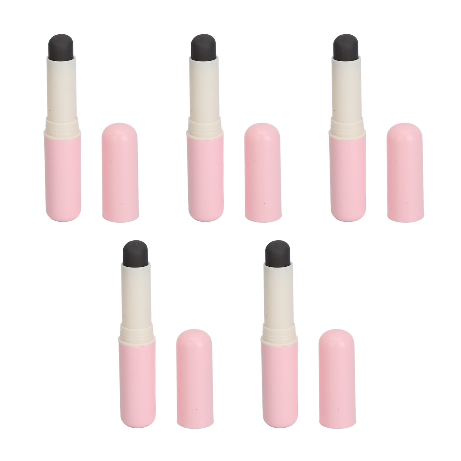 5PCS Silicone Lip Brush Set Professional Smudge Concealer Round Head