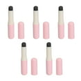 5PCS Silicone Lip Brush Set Professional Smudge Concealer Round Head