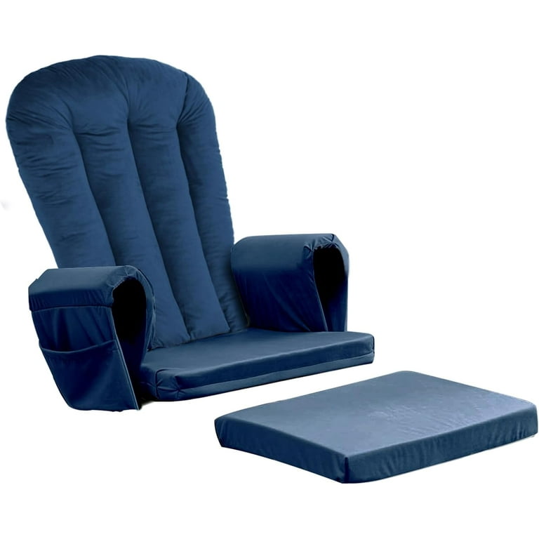 Glider Rocker Ottoman Replacement Cushion 5PCS Soft Velvet