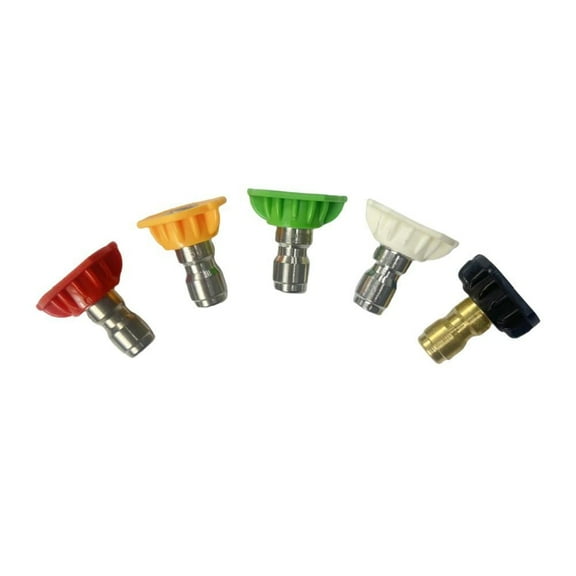 5 Quick Connect Spray Nozzles Tips for RYOBI 2900 3300 PSI for Westinghouse WPX3200 for DEWALT 3400 3500 3600PSI for Champion 3200 PSI for Generac 3100 3600 PSI Pressure Washer 2.4GPM 2.5GPM
