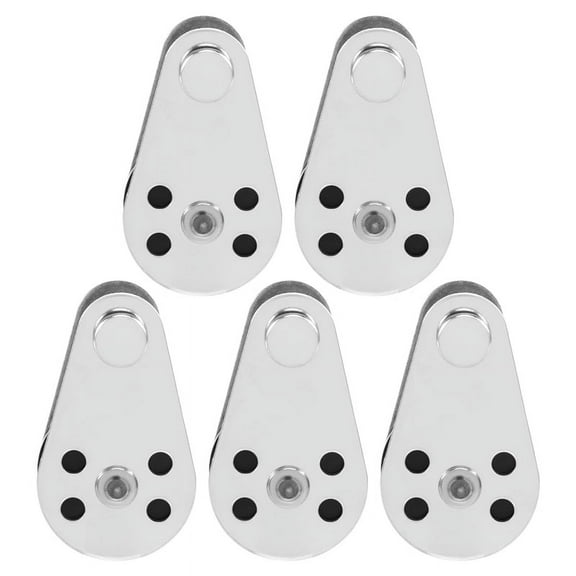 5PCS Stainless Steel M25 Pulley Block Hanging Wire Towing Wheel Lifting Rope Cable Roller