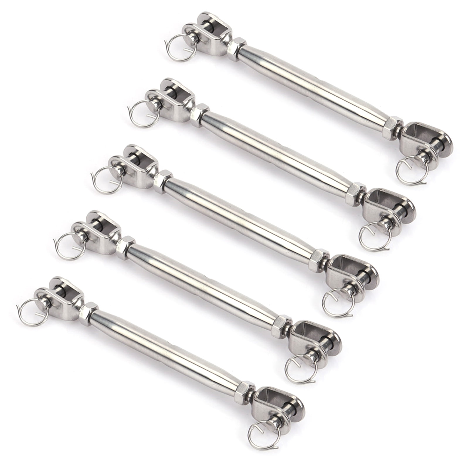 5PCS Stainless Steel Rigging Screws with Clevis Jaw Cable Tensioner ...