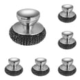 thumbnail image 1 of 5PCS Stainless Steel Scrubber Set with Handle - Heavy Duty Pot Scrubber Pads for Kitchen Pots, Pans, Grill & Sink Cleaning (Silver), 1 of 7