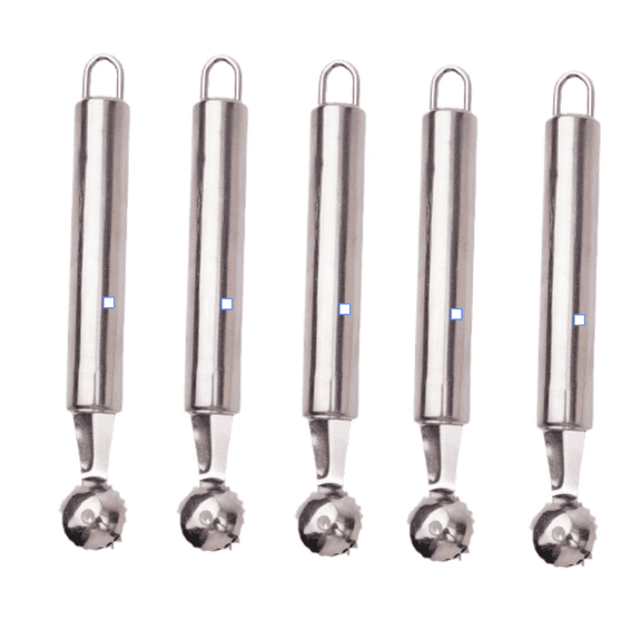 5PCS Stainless Steel Tomato Corer Strawberry Huller Stem Remover Fruit Leaf Remover