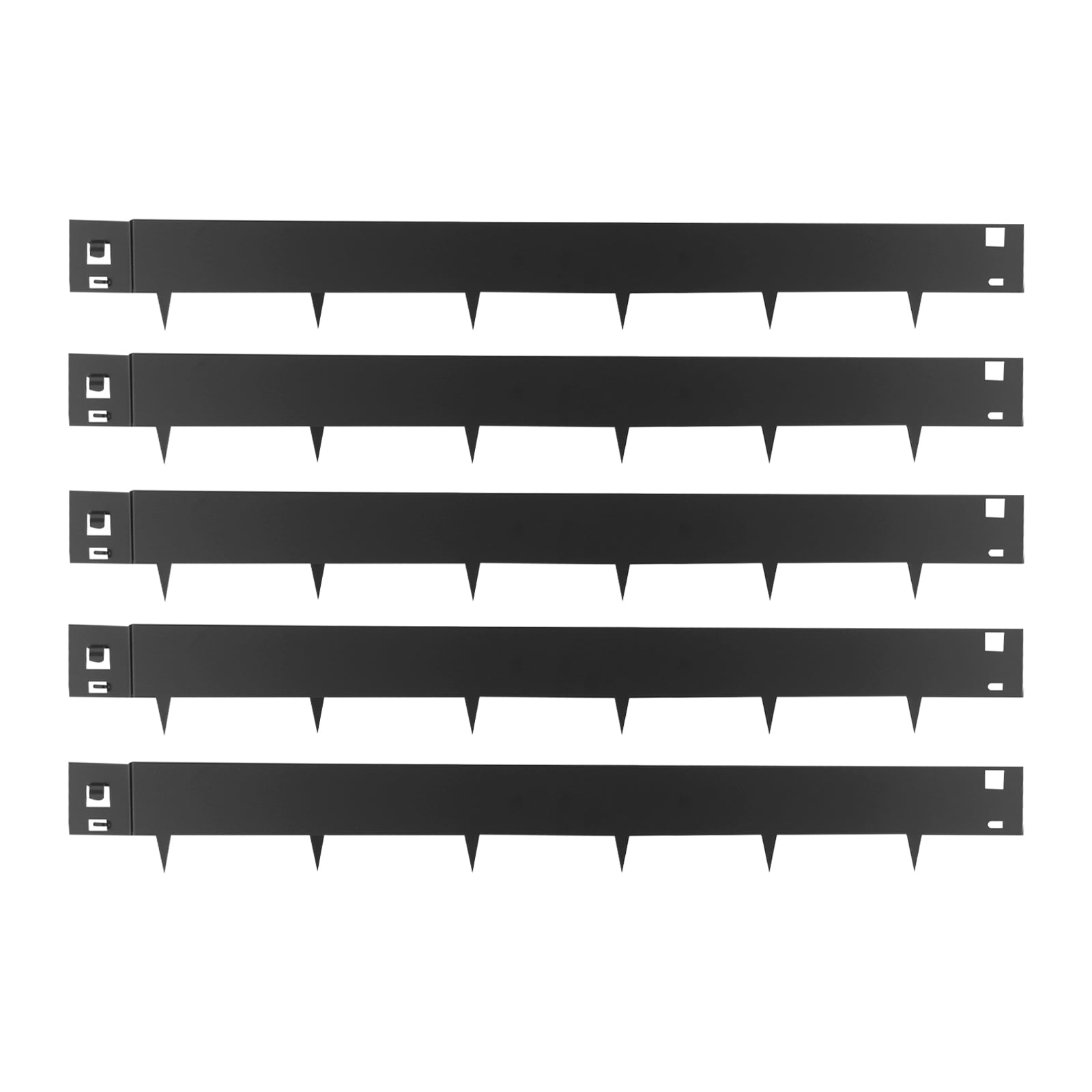 5PCS Steel Landscape Edging 39x 3Inch ,Black Garden Edging Border, Easy-to-Install, for Landscaping, Tree Rings, Yard & Pathway Garden Design