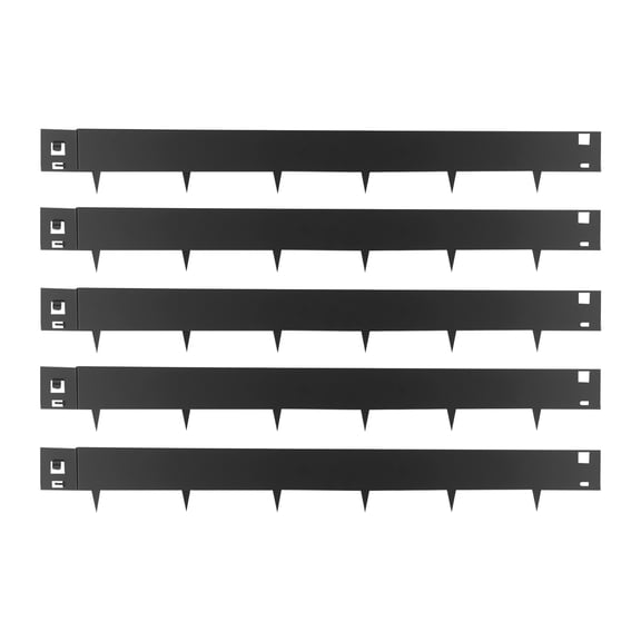 5PCS Steel Landscape Edging 39x 3Inch ,Black Garden Edging Border, Easy-to-Install, for Landscaping, Tree Rings, Yard & Pathway Garden Design