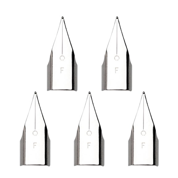 5PCS Straight for Pen Nibs EF/F Pen Tip Replacement Fit for Most Fountain Pens Student Writting Tools Accessorie