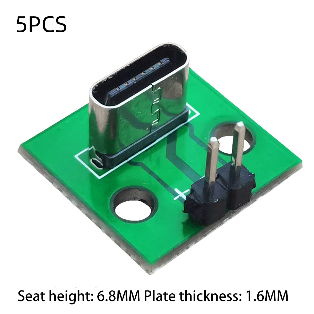 5PCS TYPE C Female Connector Female Head Plate Adapter Board Converter