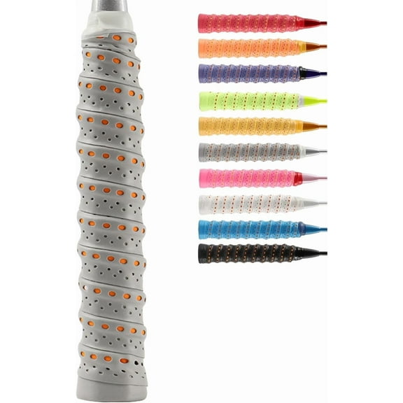 5PCS Tennis Racket Grip Tape, Racket Overgrip Tape That Stays Dry & Absorbs Sweat with Velvety Comfort. for Tennis Rackets,Fishing Rods.Wrap Your Racquet for High Performance