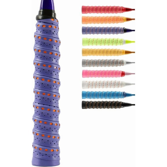 5PCS Tennis Racket Grip Tape, Racket Overgrip Tape That Stays Dry & Absorbs Sweat with Velvety Comfort. for Tennis Rackets,Fishing Rods.Wrap Your Racquet for High Performance