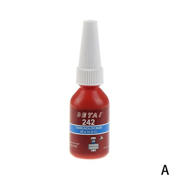 5PCS Threadlocker Glue 242 271 Blue Medium Strength, Thread Locker for Screws Loose Glue, with Glue Specialty Lock Tight for Home Use