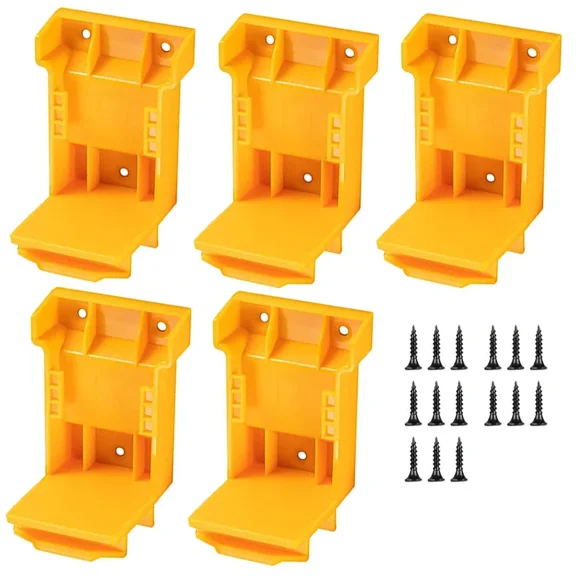 5PCS Tool Mount for Dewalt for Milwaukee 18V 20V Drill Tools Battery Holder for Dewalt 20V Battery Mount Dock Holder Fixing Seat