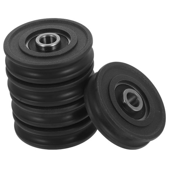 Homoyoyo Black Nylon Pulley for Track System, , Easy Installation, Smooth and Quiet , Replacement Part