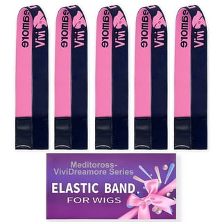 Luwigs Black Elastic Bands Wig Accessories for Making