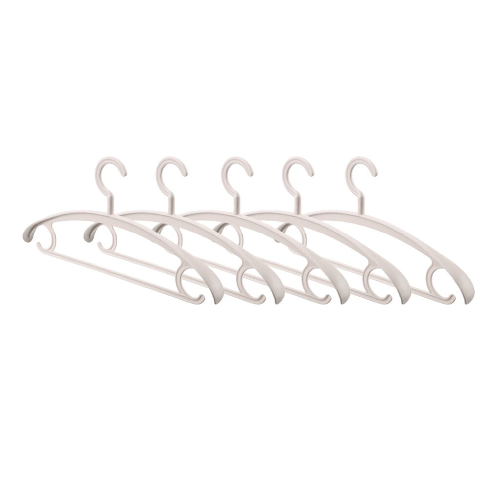 5PCS Wide Shoulders Hangers Thickening Clothing Hangers Antislip Coat Hanger Multifunction