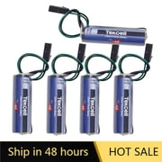 5PCS for Tekcell SB-AA11 3.6V 2400mAh AA Non-Rechargeable Li-Battery with Plug Brand New
