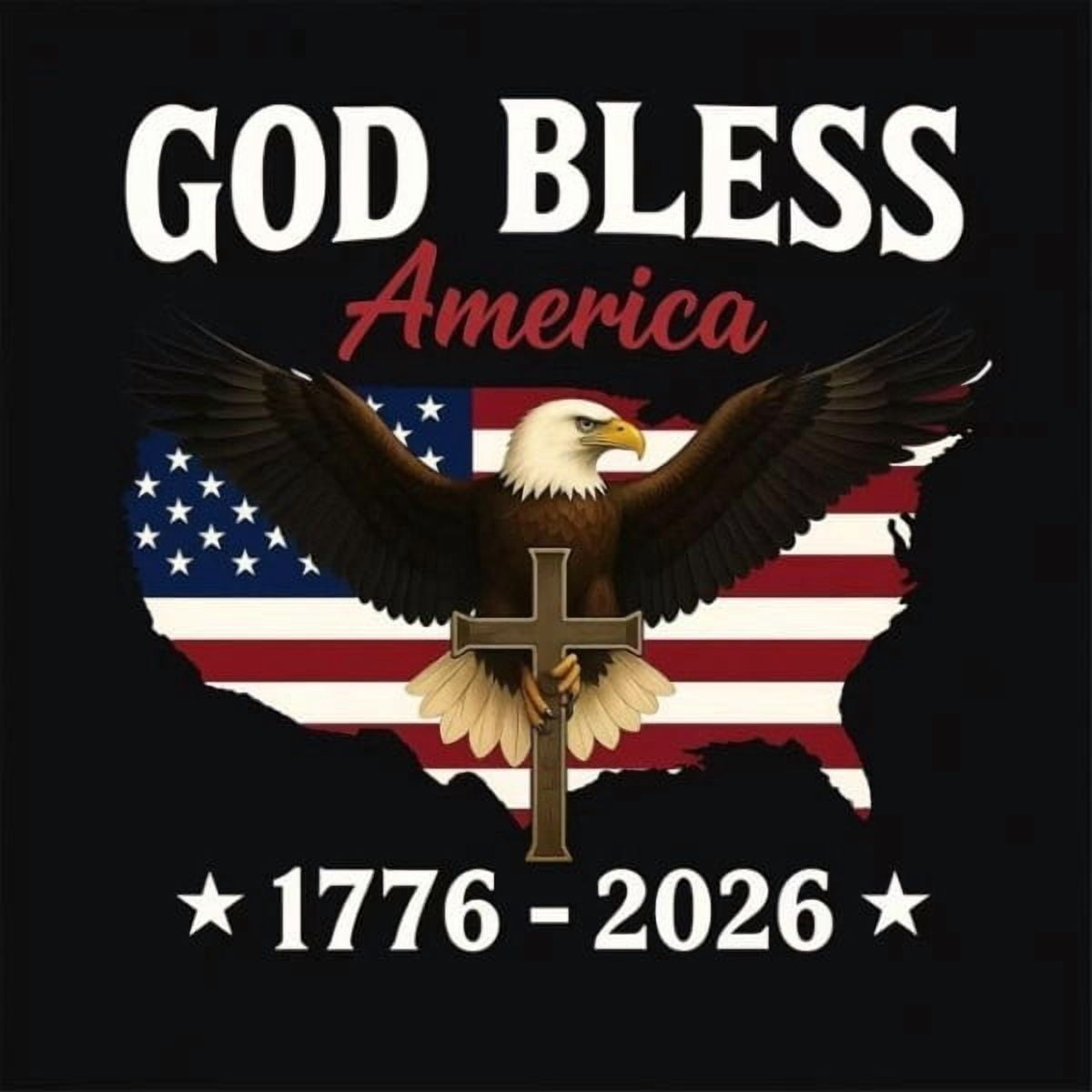 Flagged Sticker 5PCs 250th Anniversary Stickers Independence of Sticker 1776-2026 Flag ...