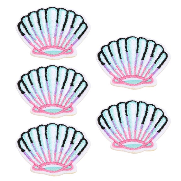 5 PCS for Sewing & DIY Clothing Accessories Embroidered Fruit Burger Patch Set Rawiri