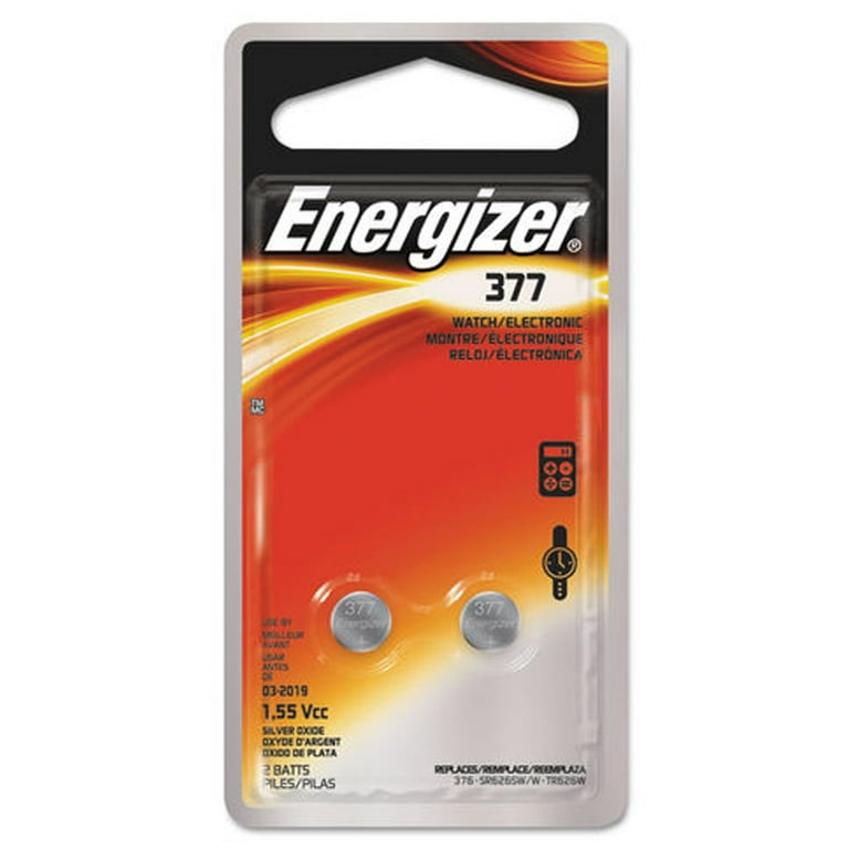 Energizer Batterie 377 / 376 1.55 V Silver Oxide , Pile Bouton