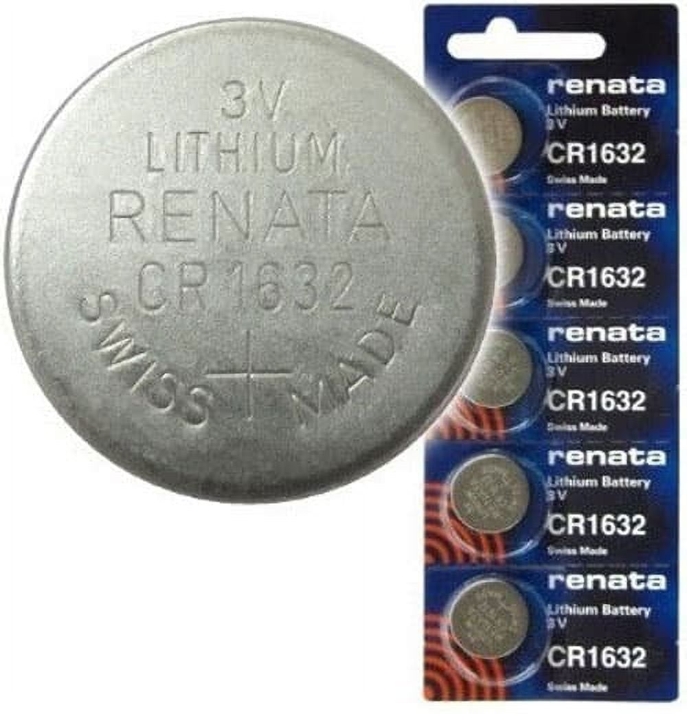 5PK 3V Coin Cell Battery for Remotes Thermometers KeyFobs DL1632