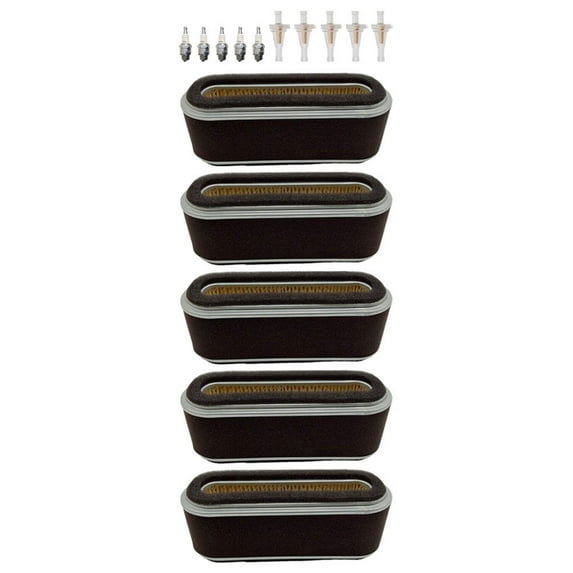 5PK Air Filter Tune Up Kit For John Deere 112L 160 RX95 SX95 Fits AM101191