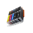 thumbnail image 1 of 5PK High-Quality Ink Cartridge for Canon 250 251 PGI250XL Black CLI251XL BCMY - Fits Canon MG5450 5520 5620, 1 of 1