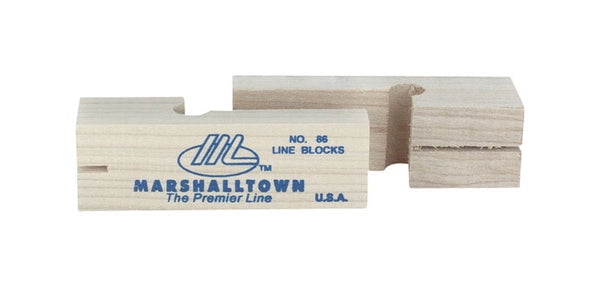 Marshalltown 3.75 in. L Wood Wood Line Blocks Marshalltown 3.75 in. L Wood Wood Line Blocks