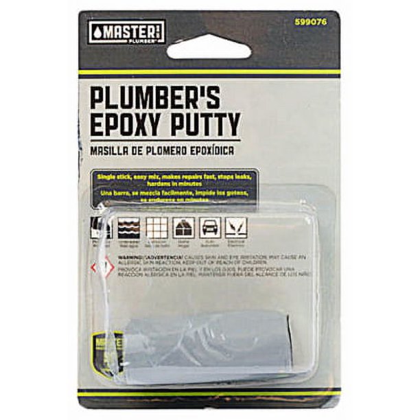 5PK Master Plumber 11/3 OZ Plumbers Epoxy Putty Carded