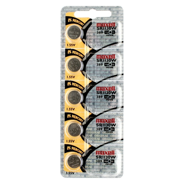 5PK Maxell SR1130W Fits Citizen 7302, 7312, 8900, 9200, 9220, 9400