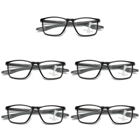 5PK Men Women Multifocus No Line Progressive Reading Glasses Multifocal Readers