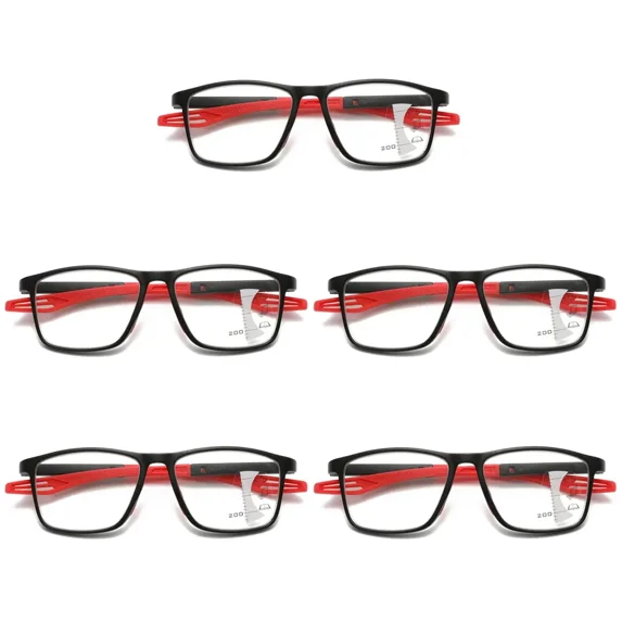 5PK Men Women Multifocus No Line Progressive Reading Glasses Multifocal Readers