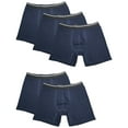 thumbnail image 1 of 5PK Mens Performance Boxer Briefs Breathable Comfort Waistband Underwear Shorts, 1 of 4
