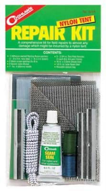 5PK Nylon Tent Repair Kit Everything You Need For Repairs To Your Nylon  Tent 