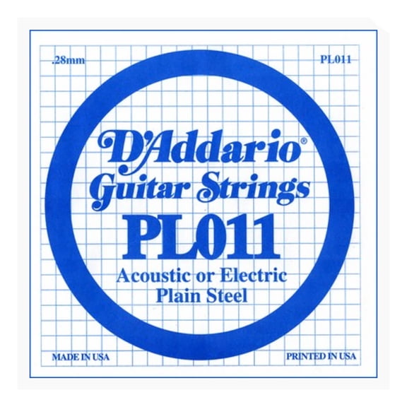 5PK PLAIN STEEL STR .011 GAUGE