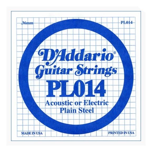5PK PLAIN STEEL STR .014 GAUGE