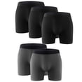 thumbnail image 1 of 5PK Performance Men's Boxer Briefs Polyester Underwear Size Small, Medium, Large, XL & XXL, 1 of 11