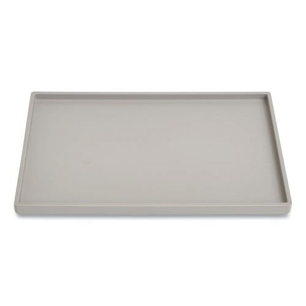 Slim Stackable Plastic Mail and Supplies Tray, 1 Section, #6 1/4 to #16 Envelopes, 6.85 x 9.88 x 0.47, Gray Slim Stackable Plastic Mail and Supplies Tray, 1 Section, #6 1/4 to #16 Envelopes, 6.85 x 9.88 x 0.47, Gray