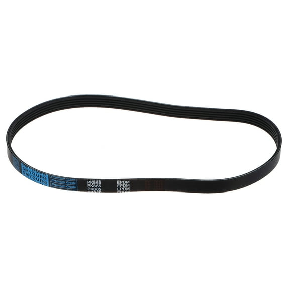 5PK865 V-Ribbed Belt 5 Ribs 865mm Length x 18mm Width x 5mm Thick, EPDM Poly V Belt Serpentine Belt