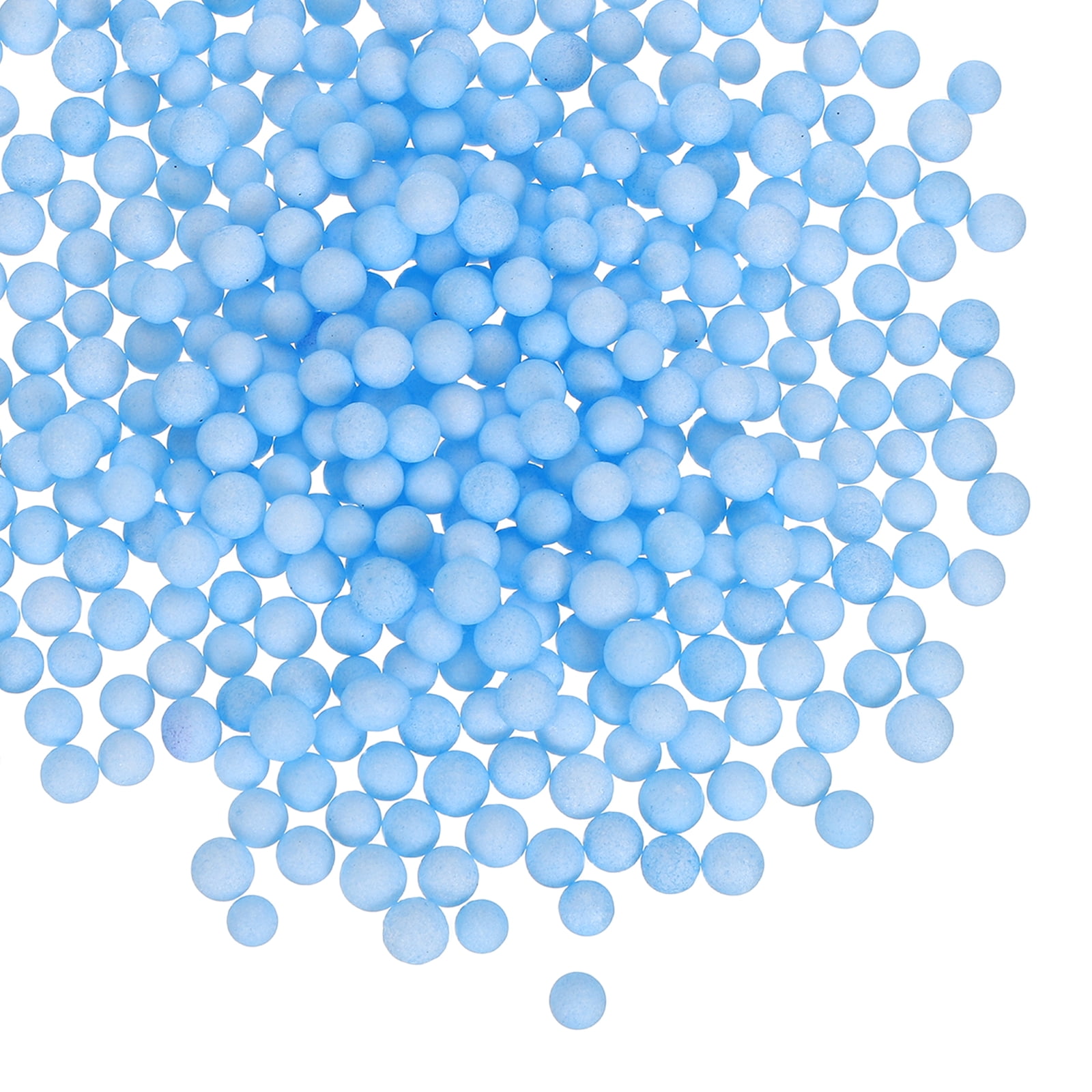 5Pack 0.16"-0.24" Foam Ball, Mini Round Foam Beads Balls for DIY Crafts, Party Decorations, Fillings of Vase Pillow, Sky Blue