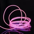 thumbnail image 1 of 5Pack 5M LED Neon Strip Lights EL Wire Lights Kit Battery Powered Rope Lights Pack Drivers High Brightness for Cosplay Dress Handcraft Cosplay Party Decoration, Pink, 1 of 7