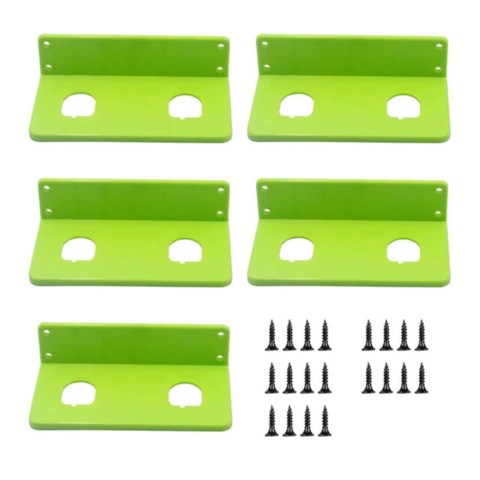 5Pack Battery Holder for Ry*obi 18V Battery, 2-Slot Wall Mount Storage ...