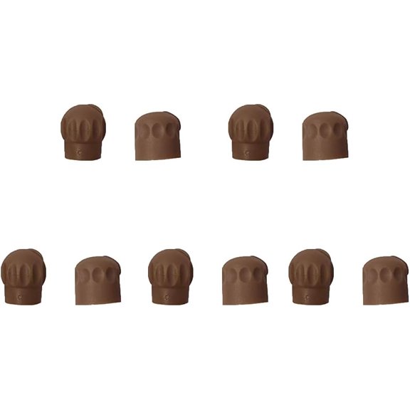 5Pack Brown Volume Control and Channel Knob Cap for XTS3000 XTS5000 Radio