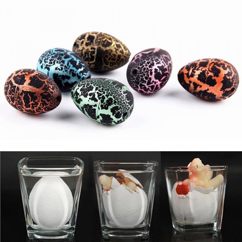 5Pack Dinosaur Eggs Hatching Dino Egg Grow in Water Crack with Assorted Color Christmas Stocking Stuffers Birthday Holiday Xmas Toy Gifts Party Favors for Toddler Kids 3-10 Boys Girls
