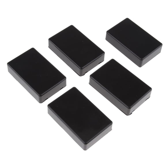 5Pack Electronics wire Enclosure Junction Box Case Black