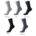 thumbnail image 1 of 5Pack Men Crew Ankle Athletic Socks 100% Cotton Five Finger toe Sport Black 7-11, 1 of 10