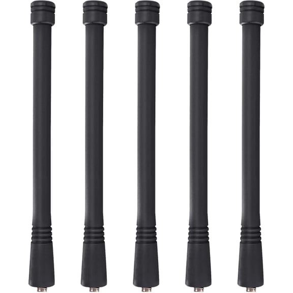 5Pack NAD6567 136-174MHz VHF Helical Antenna Compatible with HT1000 MTX838 MTS2000 XTS2500 XTS3000 XTS3500 PR1500 PRO7150 Radio