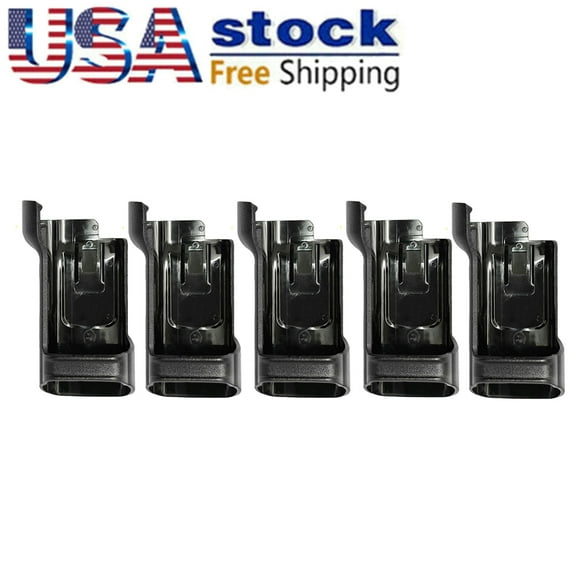 5Pack PMLN5880 Universal Carry Holder Holster With Belt Clip Replacement For APX6000XE APX8000XE Portable radio