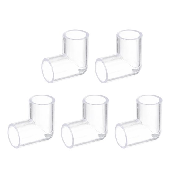 5Pack Pipe Elbow Connector, 16mm/0.63" 2 Way Elbow for Aquariums